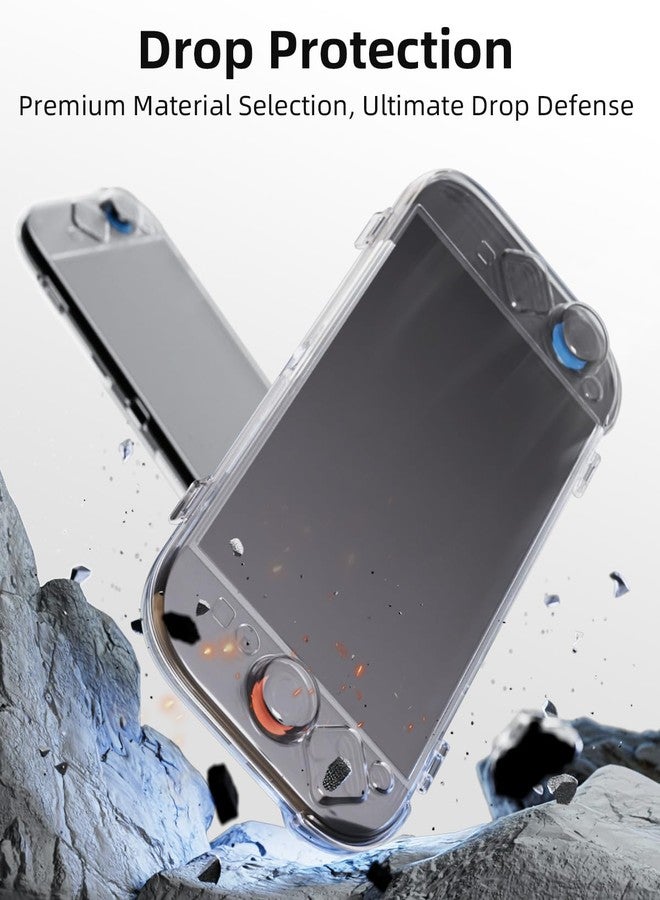 DUXICEPIN Protective Case Set with Nintend0 Switch 2,DUXICEPIN Slim Full Body Cover for Nintend0 Switch 2 with 2 Screen Protectors,Blue Light Filter,Waterproof,Anti-Fingerprint,Includes Dust Plugs,Thumb Grips - Image 3